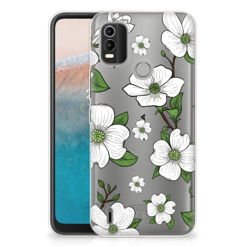 Nokia C21 Plus TPU Case Dogwood Flowers