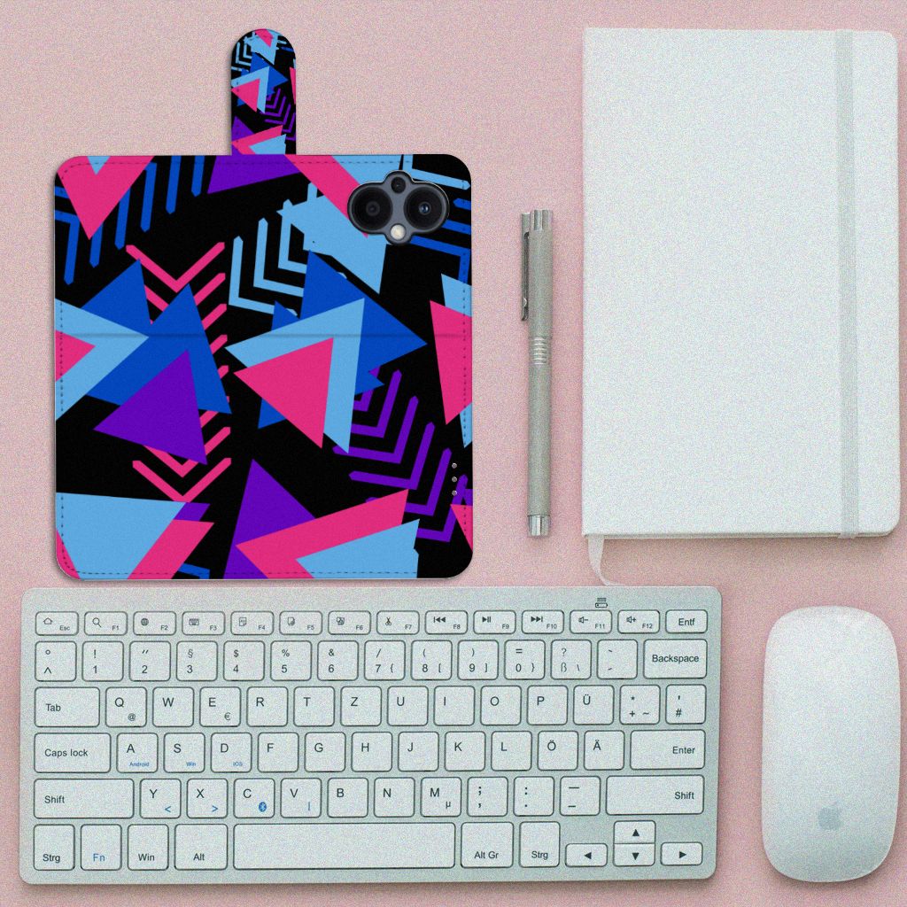 OPPO Reno 8 Lite | OnePlus Nord N20 Book Case Funky Triangle