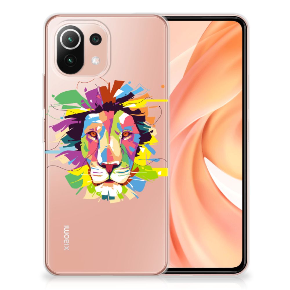 Xiaomi Mi 11 Lite | 11 Lite 5G NE Telefoonhoesje met Naam Lion Color