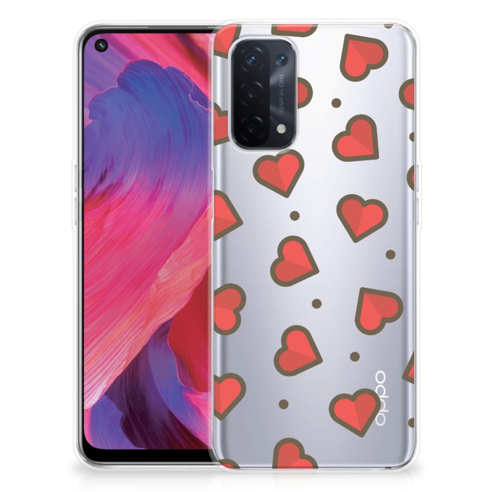 OPPO A93 5G TPU bumper Hearts