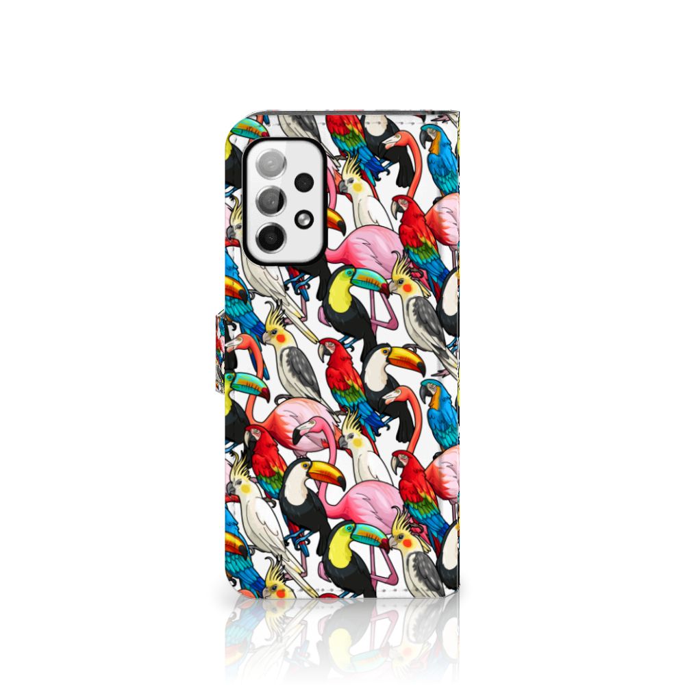 Samsung Galaxy A73 5G Telefoonhoesje met Pasjes Birds
