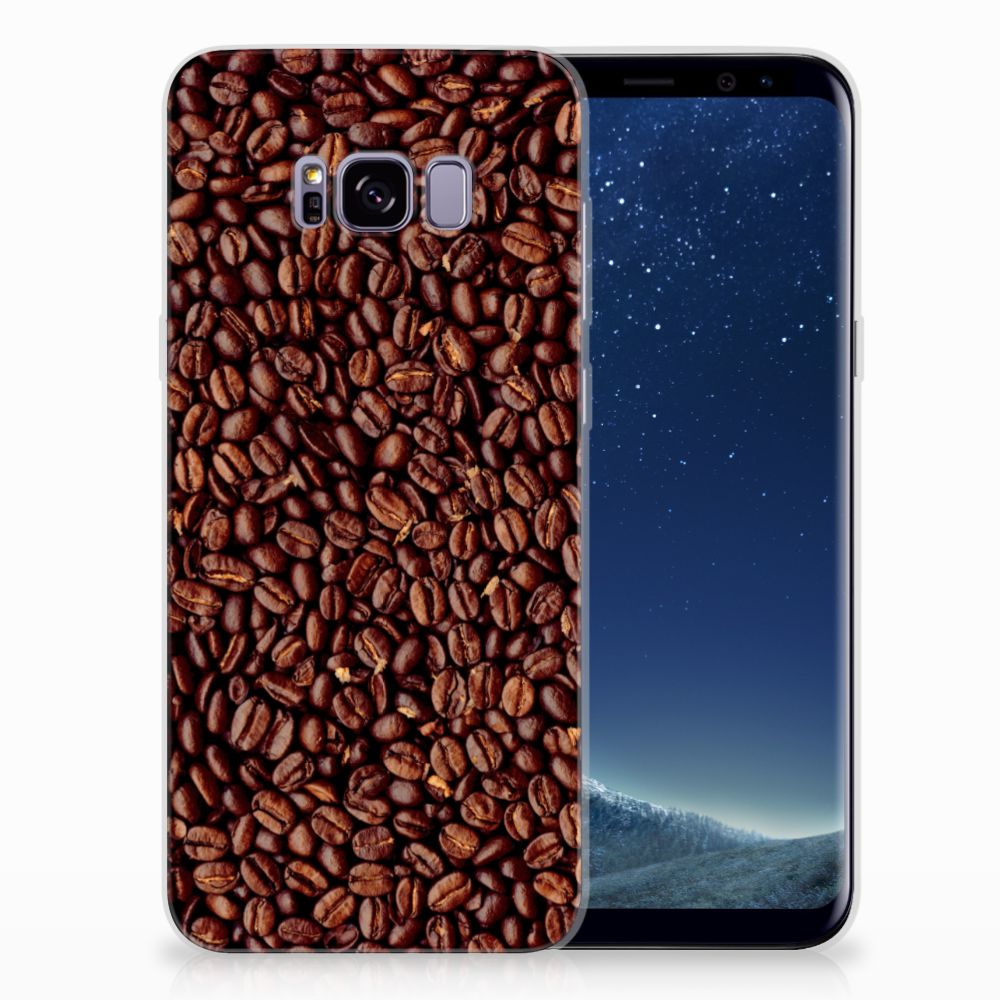 Samsung Galaxy S8 Plus Siliconen Case Koffiebonen