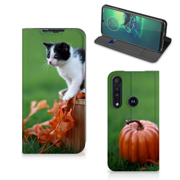 Motorola G8 Plus Hoesje maken Kitten