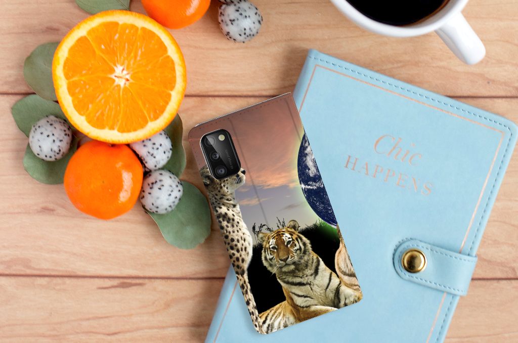 Samsung Galaxy A41 Hoesje maken Roofdieren - B2C Telecom
