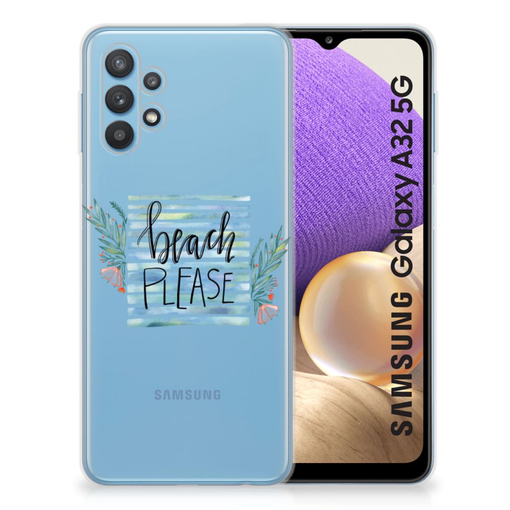 Samsung Galaxy A32 5G Telefoonhoesje met Naam Boho Beach B2C Telecom