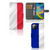 iPhone 14 Plus Bookstyle Case Frankrijk met Franse vlagdesign 🇫🇷 en ruimte voor kaarten.
