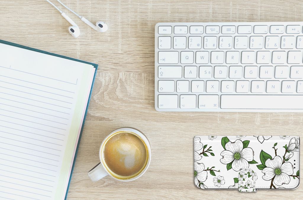 Apple iPhone Xs Max Hoesje Dogwood Flowers