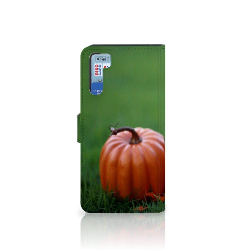 OPPO A91 | Reno3 Telefoonhoesje met Pasjes Kitten