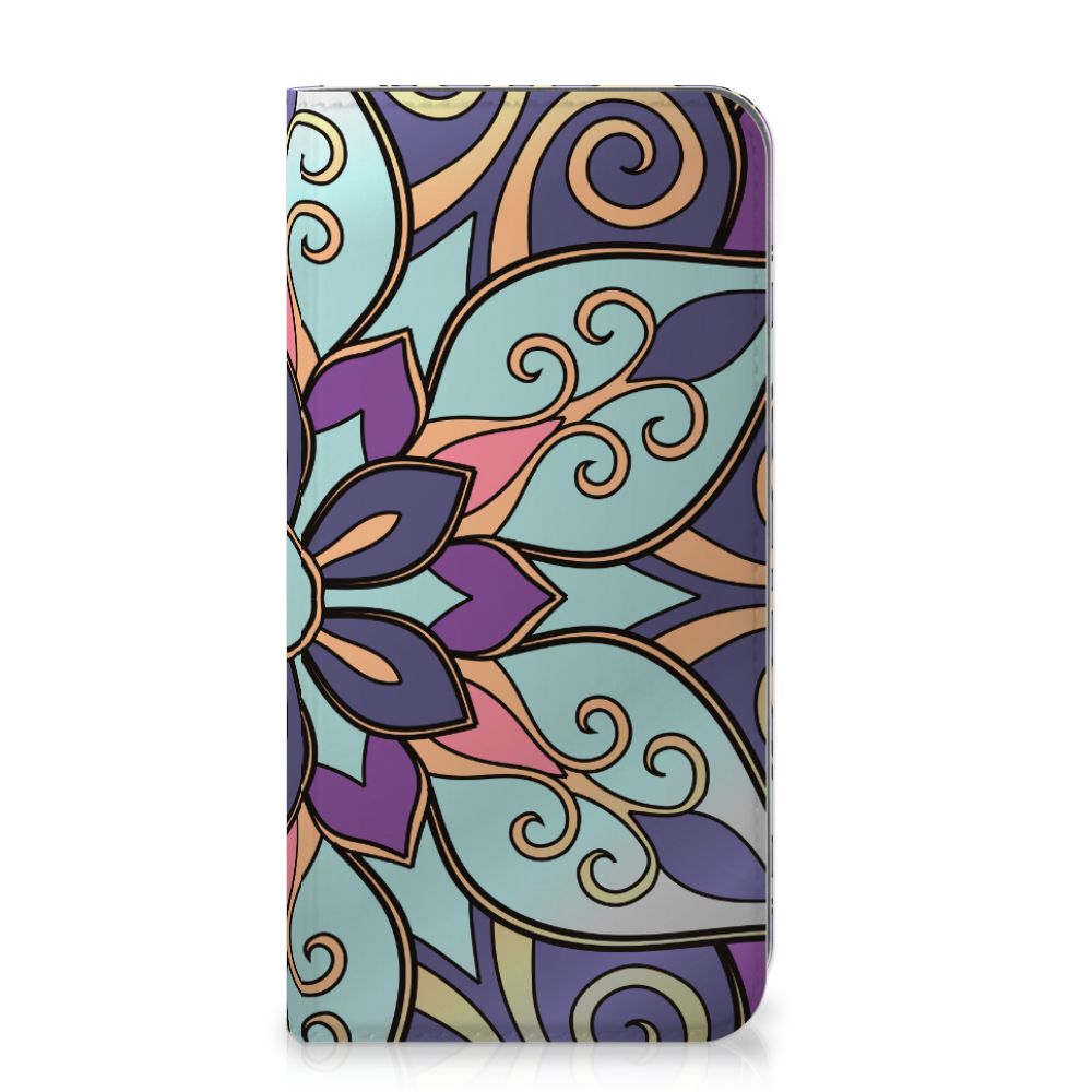 Apple iPhone Xs Max Smart Cover Purple Flower