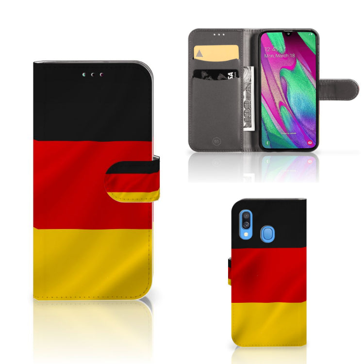 Samsung Galaxy A40 Bookstyle Case Duitsland