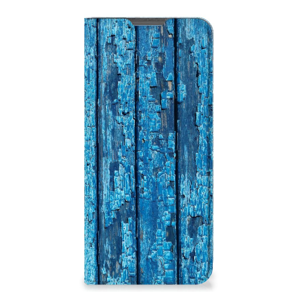 Motorola Moto E32 | Moto E32s Book Wallet Case Wood Blue - B2C Telecom