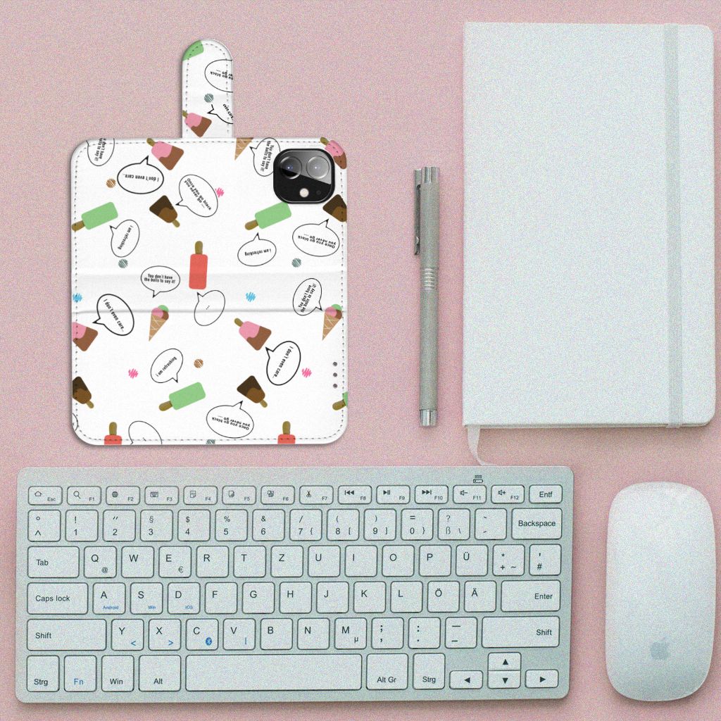 Apple iPhone 12 Mini Book Cover IJsjes