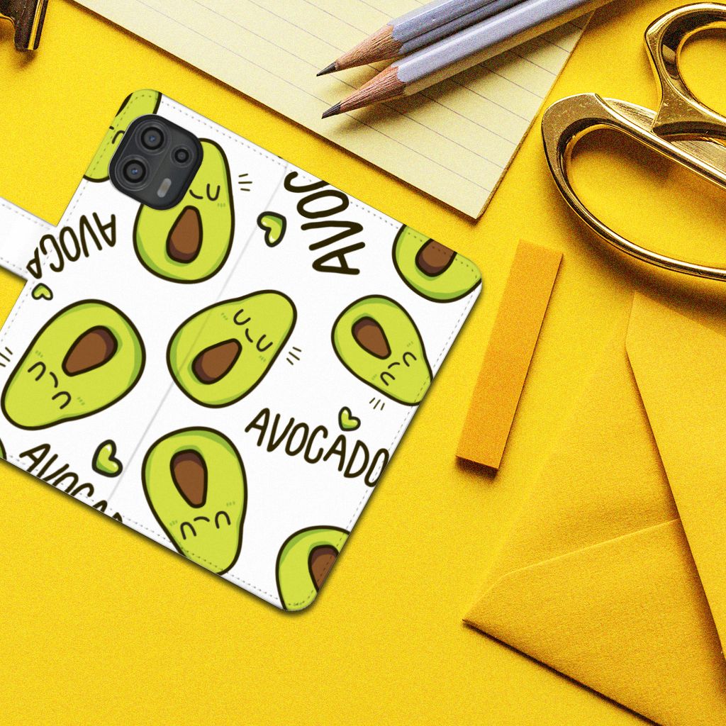 Motorola Edge 20 Lite Leuk Hoesje Avocado Singing