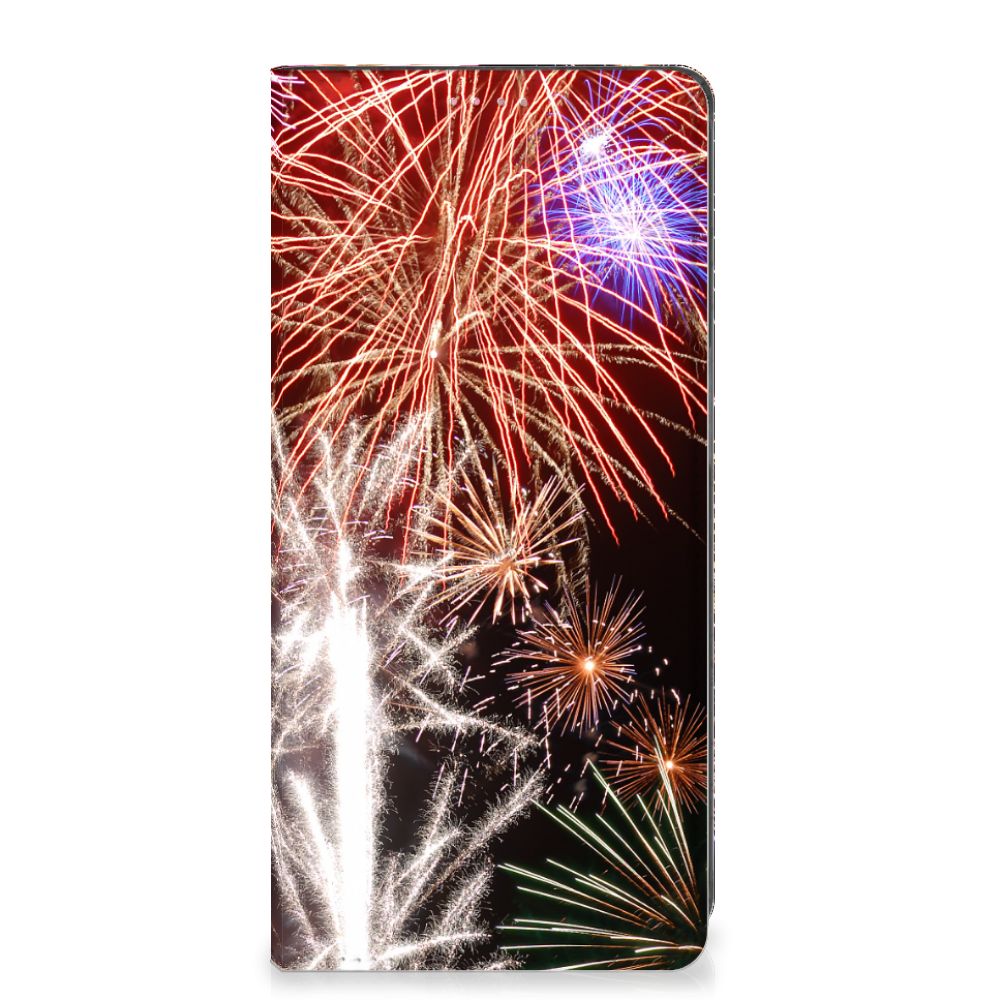 OPPO A54 5G | A74 5G | A93 5G Hippe Standcase Vuurwerk