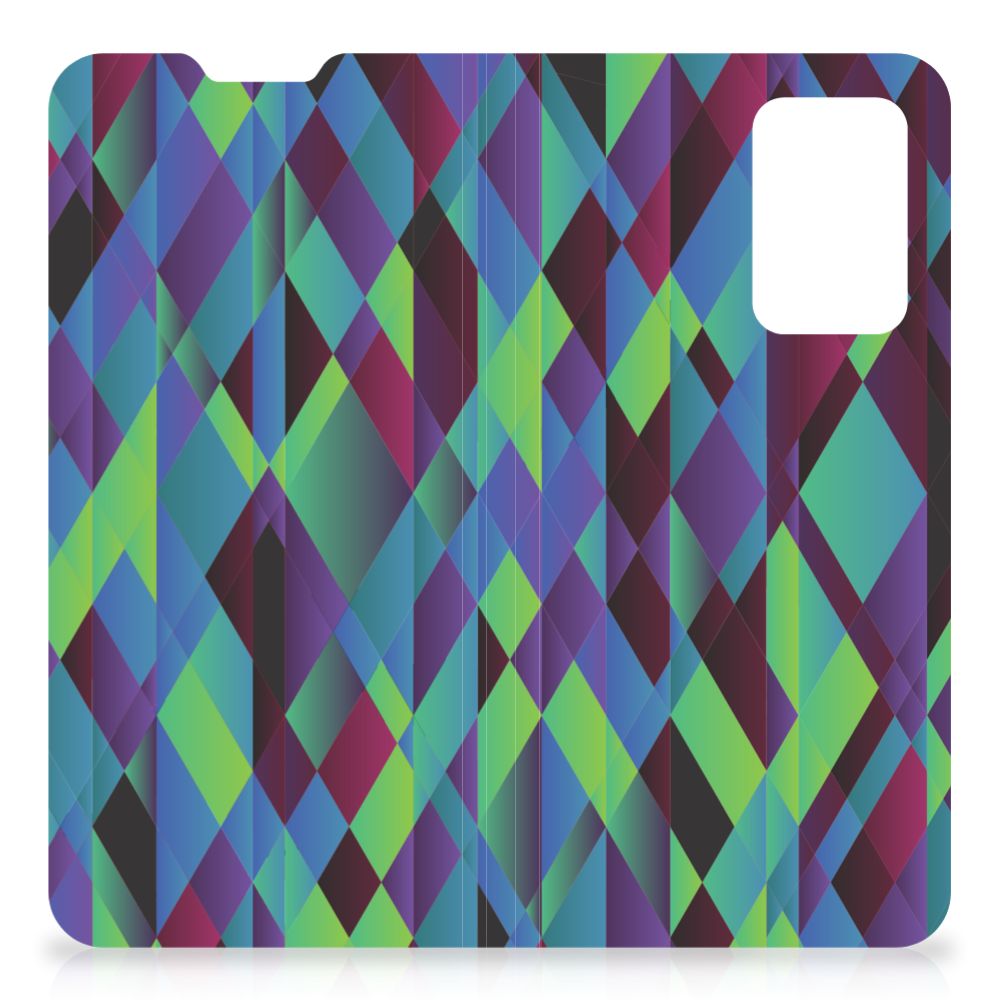 OPPO Find X5 Lite | Reno7 5G Stand Case Abstract Green Blue