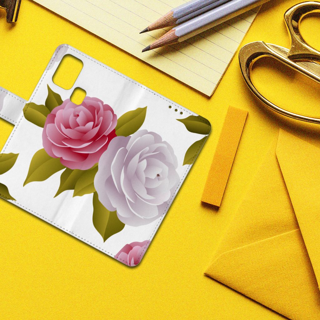 Samsung Galaxy M31 Hoesje Roses