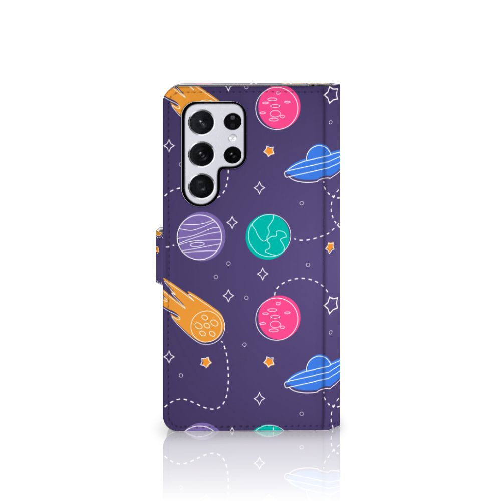 Samsung Galaxy S22 Ultra Wallet Case met Pasjes Space