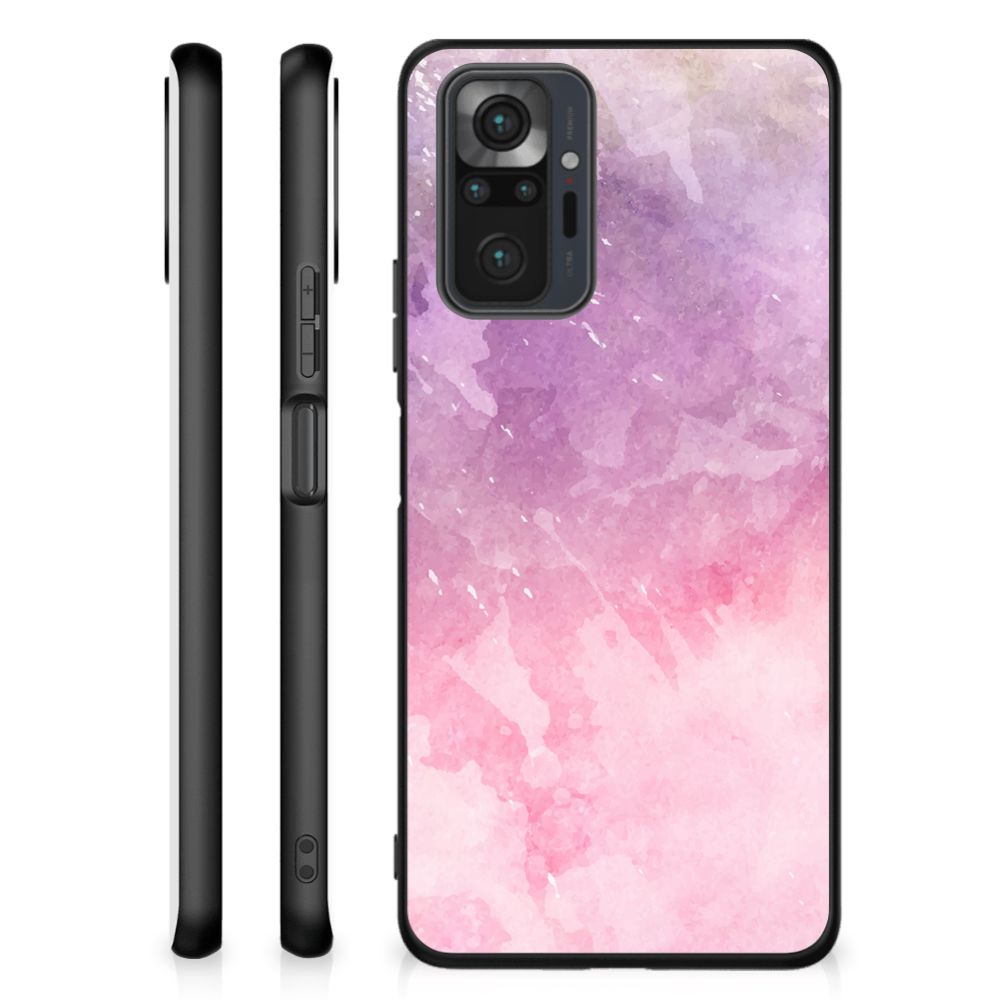 Kleurrijke Telefoonhoesje Xiaomi Redmi Note 10 Pro Pink Purple Paint B2C Telecom