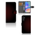 Samsung Galaxy A05s Telefoon Hoesje Geruit Rood - Minimalistisch design met ruimte voor 3 pasjes in rood zwart patroon.