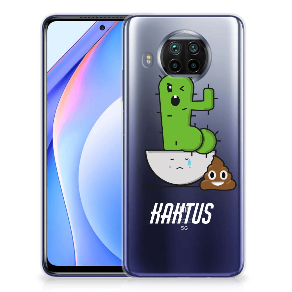Xiaomi Mi 10T Lite Telefoonhoesje met Naam Cactus Poo B2C Telecom