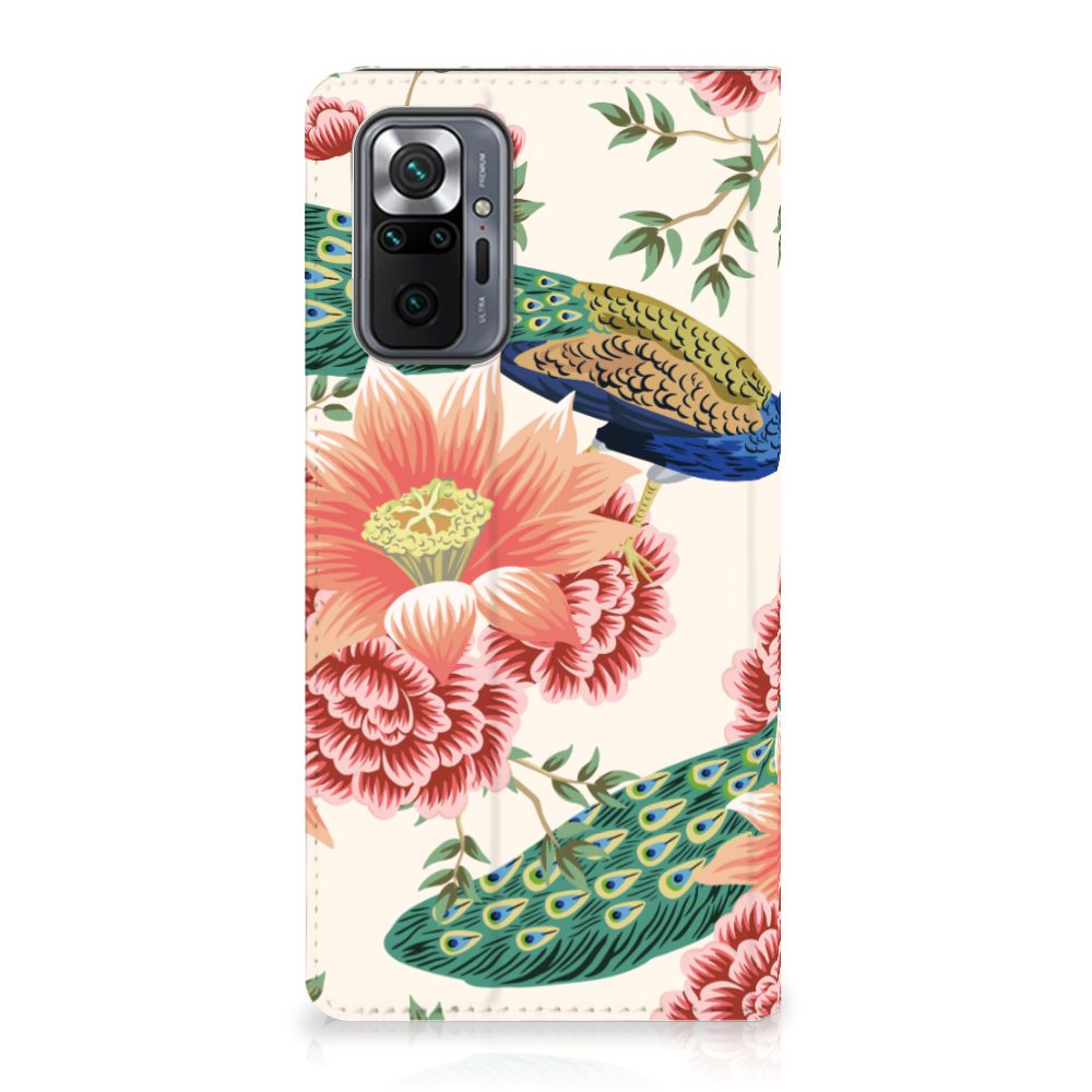 Hoesje maken voor Xiaomi Redmi Note 10 Pro Pink Peacock - B2C Telecom