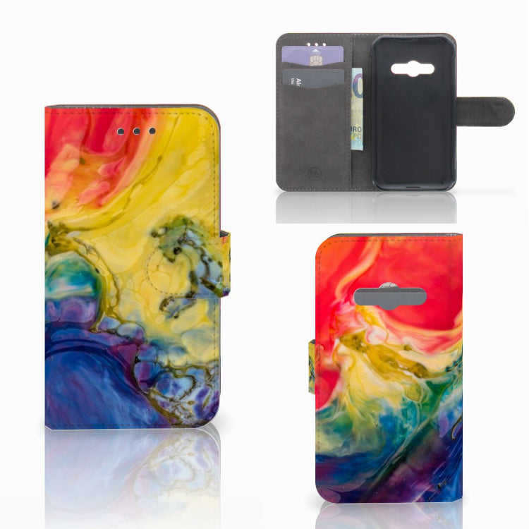 Hoesje Samsung Galaxy Xcover 3 | Xcover 3 VE Watercolor Dark