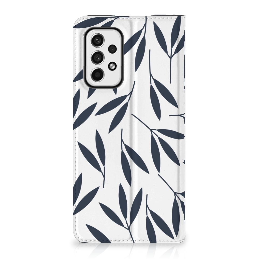 Samsung Galaxy A73 Smart Cover Leaves Blue - B2C Telecom
