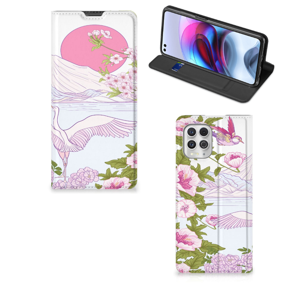 Motorola Moto G100 Hoesje maken Bird Standing - B2C Telecom