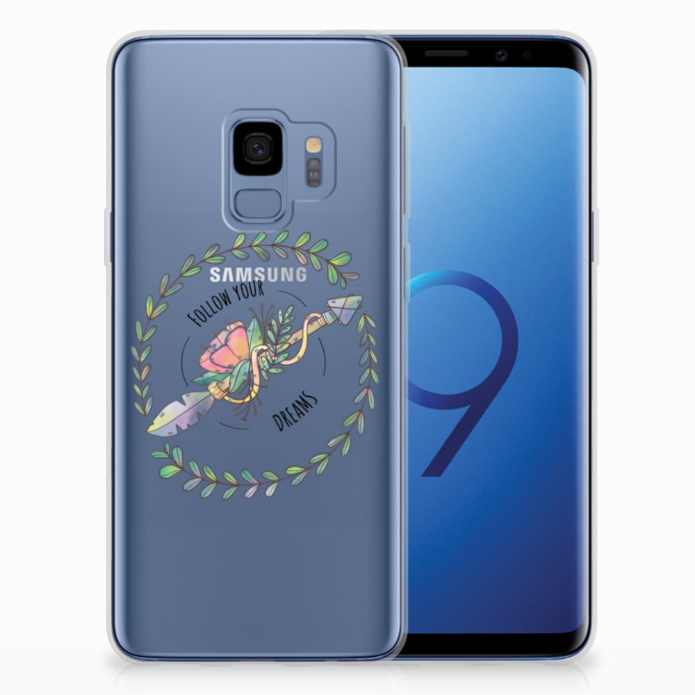 Samsung Galaxy S9 Telefoonhoesje met Naam Boho Dreams