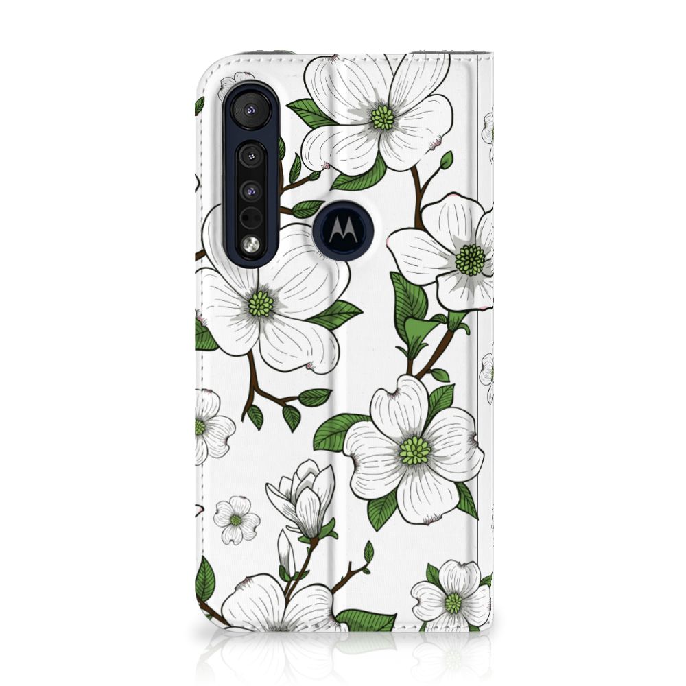 Motorola G8 Plus Smart Cover Dogwood Flowers - B2C Telecom