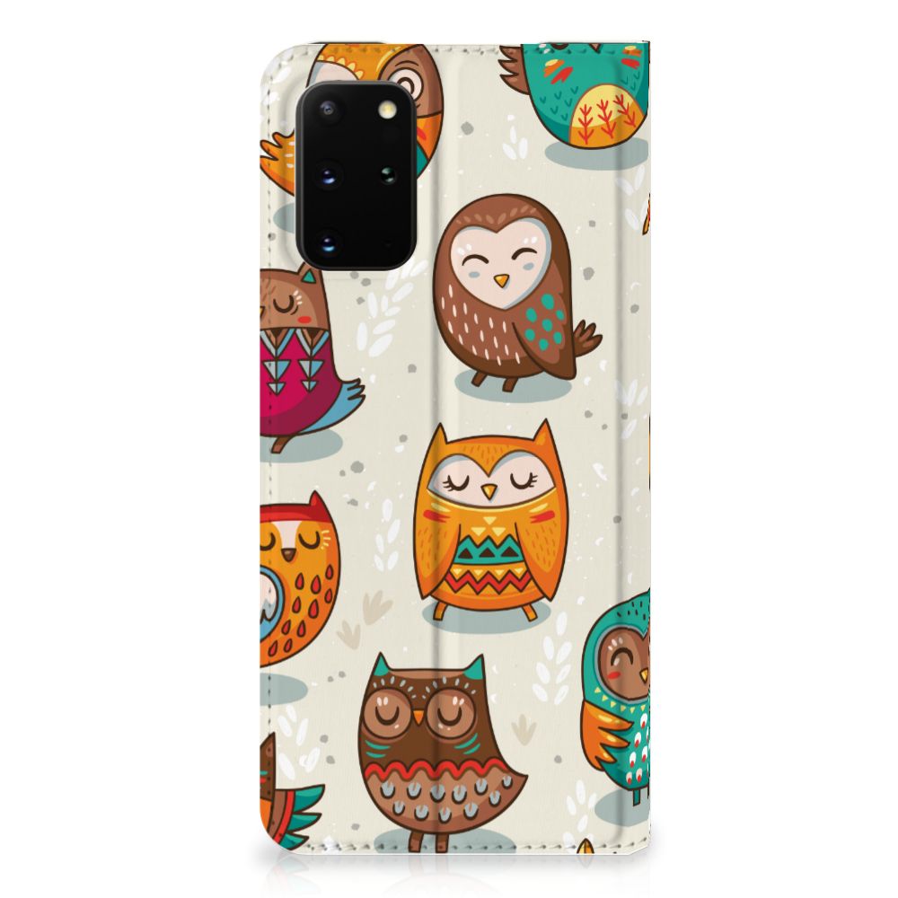 Samsung Galaxy S20 Plus Hoesje maken Vrolijke Uilen - B2C Telecom