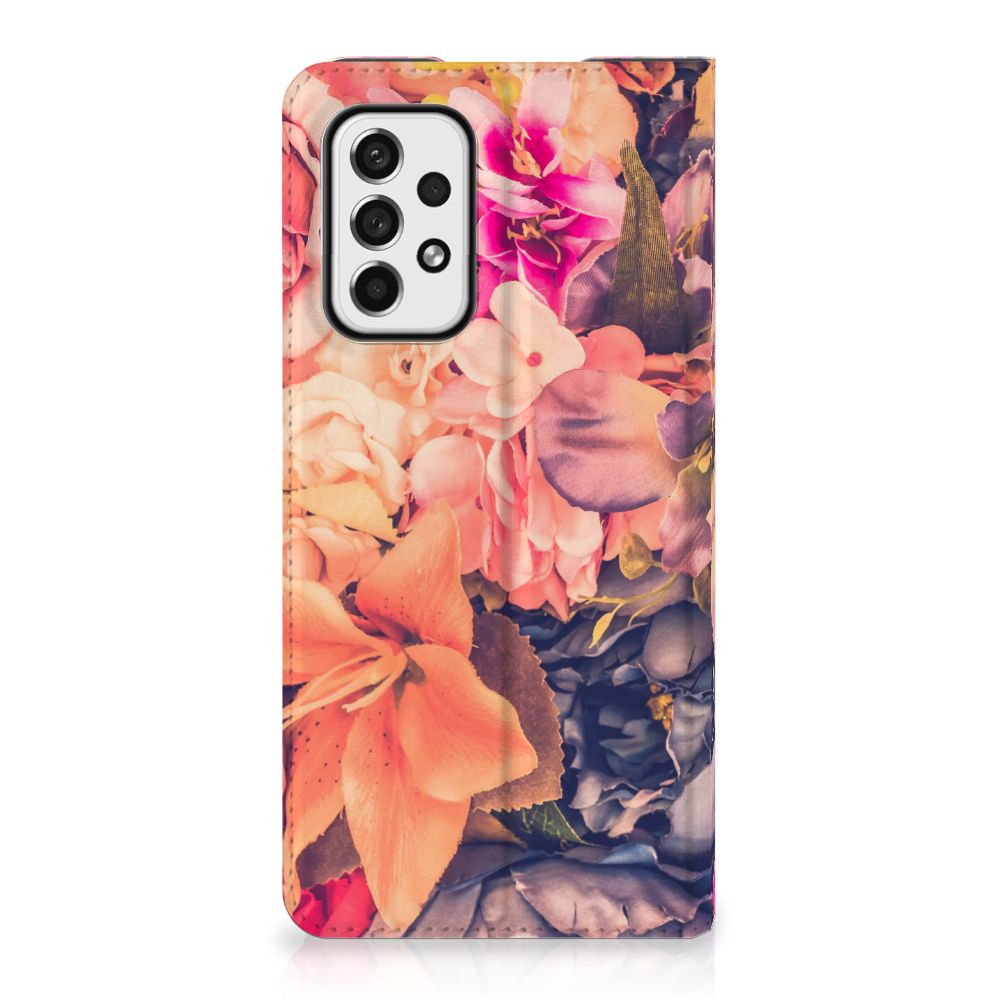 Samsung Galaxy A73 Smart Cover Bosje Bloemen - B2C Telecom