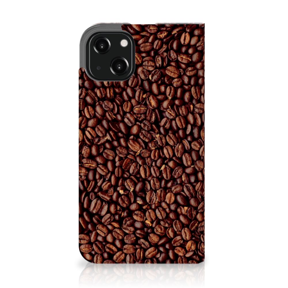 iPhone 13 Flip Style Cover Koffiebonen