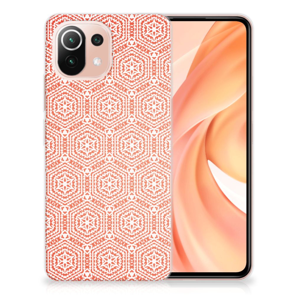 Xiaomi Mi 11 Lite | 11 Lite 5G NE TPU bumper Pattern Orange