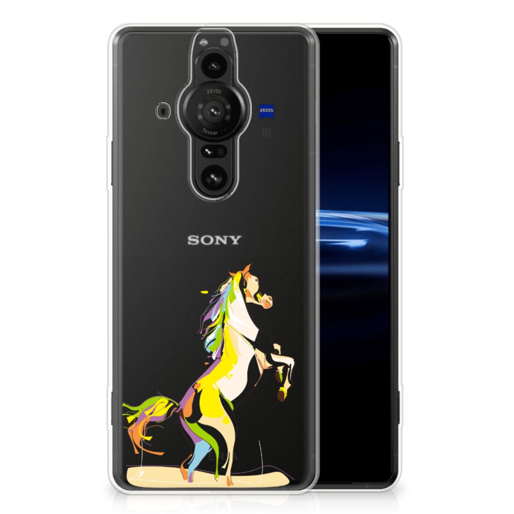 Sony Xperia Pro-I Telefoonhoesje met Naam Horse Color B2C Telecom