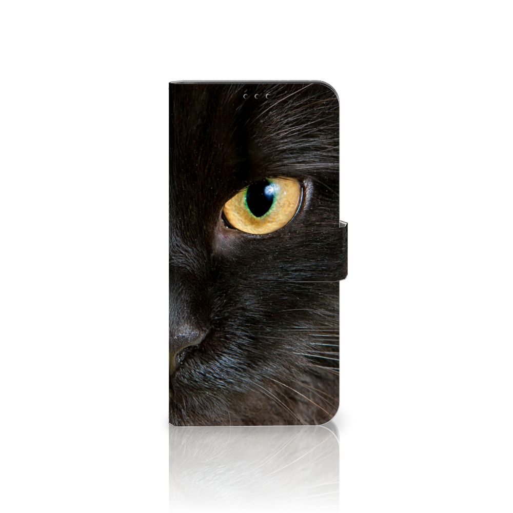 Sony Xperia 1 III Telefoonhoesje met Pasjes Zwarte Kat