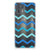 Motorola Edge 20 Lite TPU bumper Zigzag Blauw B2C Telecom