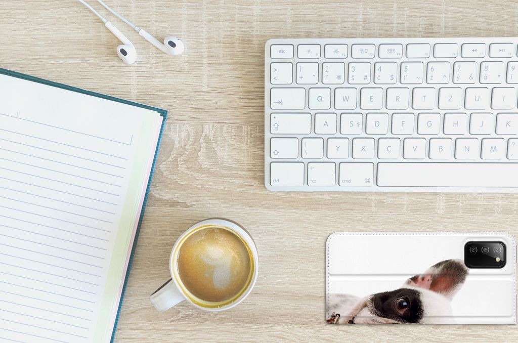 Samsung Galaxy M02s | A02s Hoesje maken Franse Bulldog - B2C Telecom