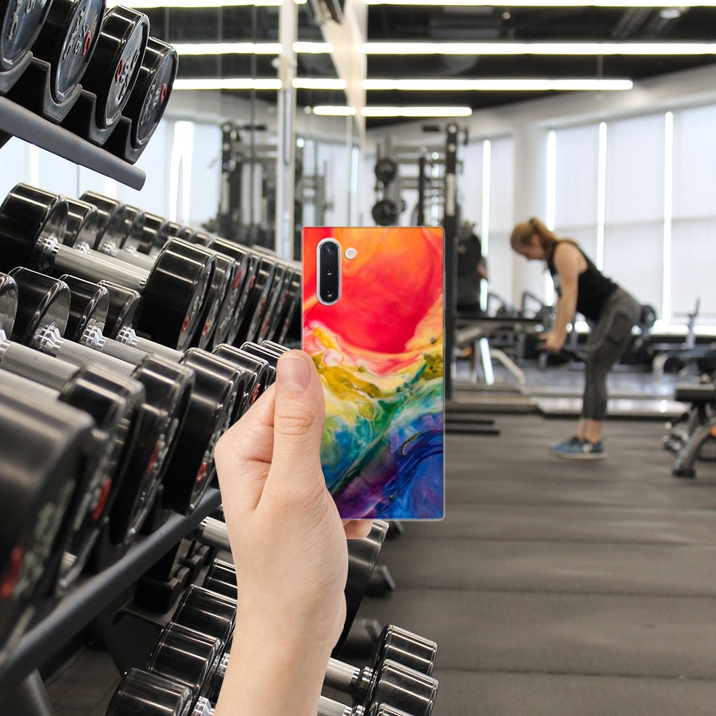 Hoesje maken Samsung Galaxy Note 10 Watercolor Dark