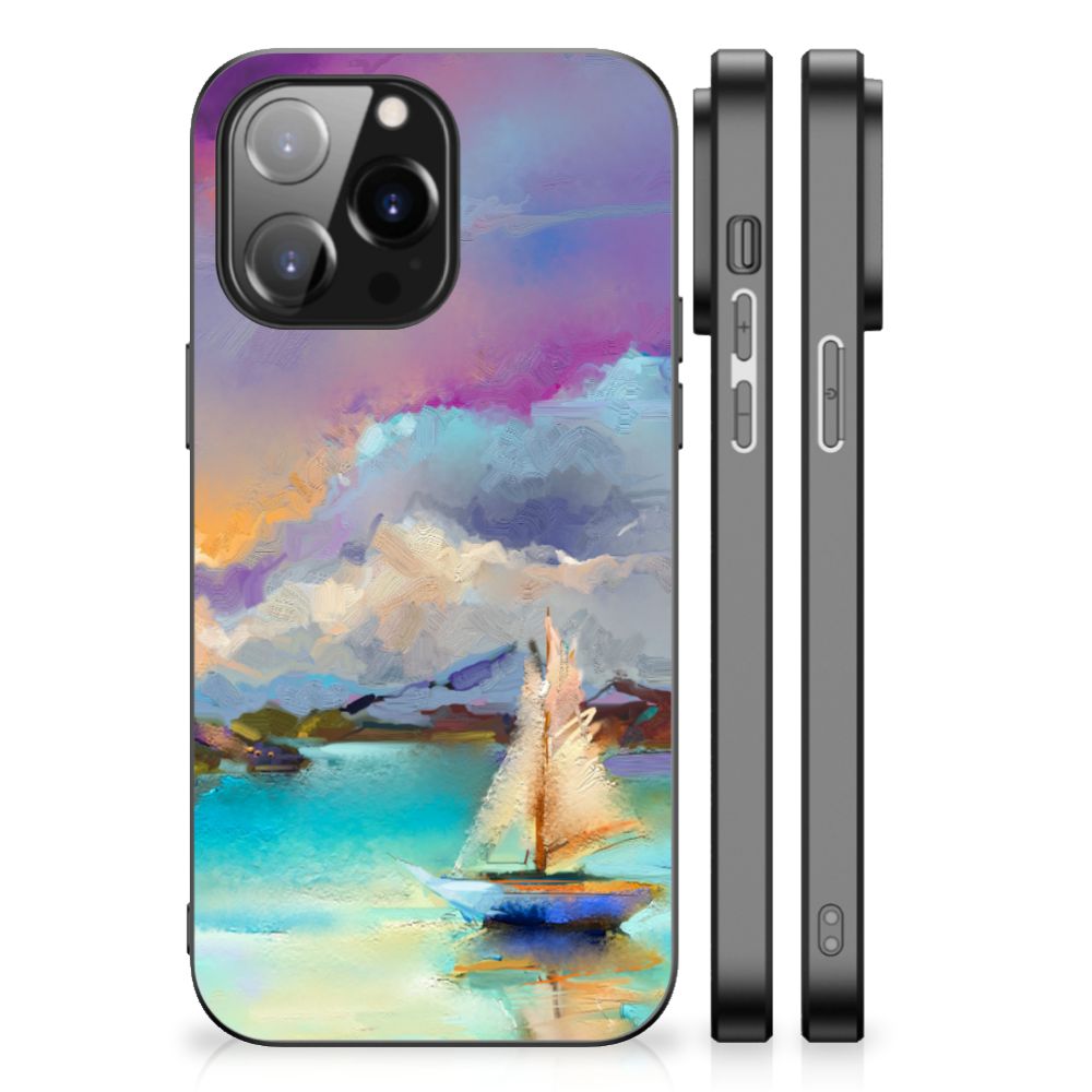 Kleurrijke Telefoonhoesje iPhone 14 Pro Max Boat