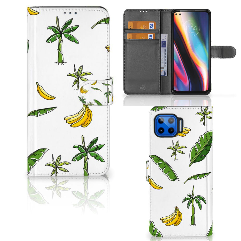 Motorola Moto G 5G Plus Hoesje Banana Tree