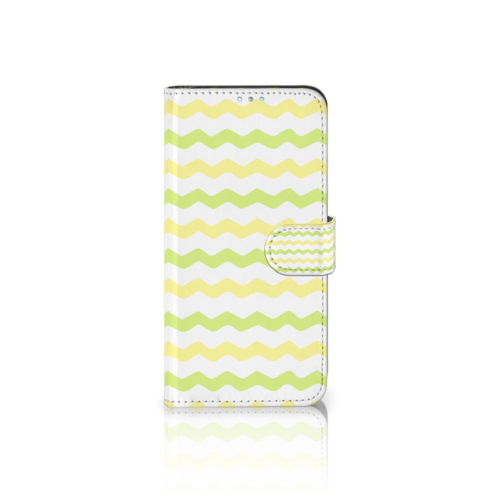 Samsung Galaxy A41 Telefoon Hoesje Waves Yellow