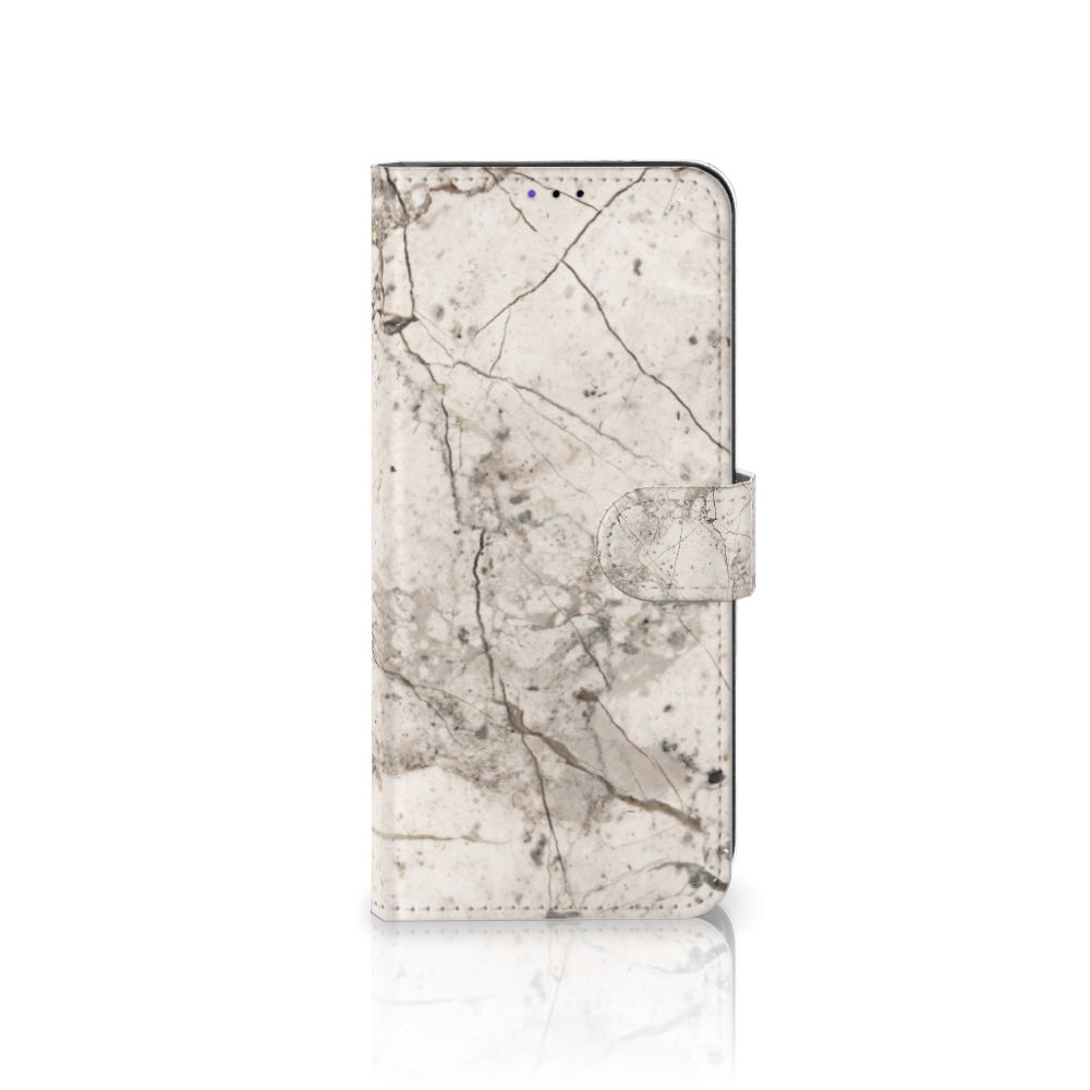 Samsung Galaxy A22 5G Bookcase Marmer Beige