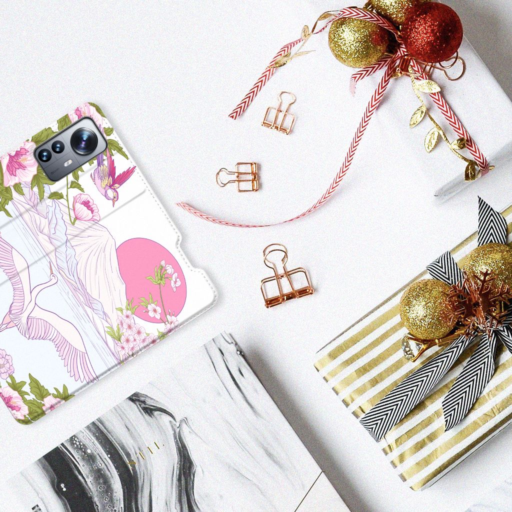 Xiaomi 12 Pro Hoesje maken Bird Standing - B2C Telecom