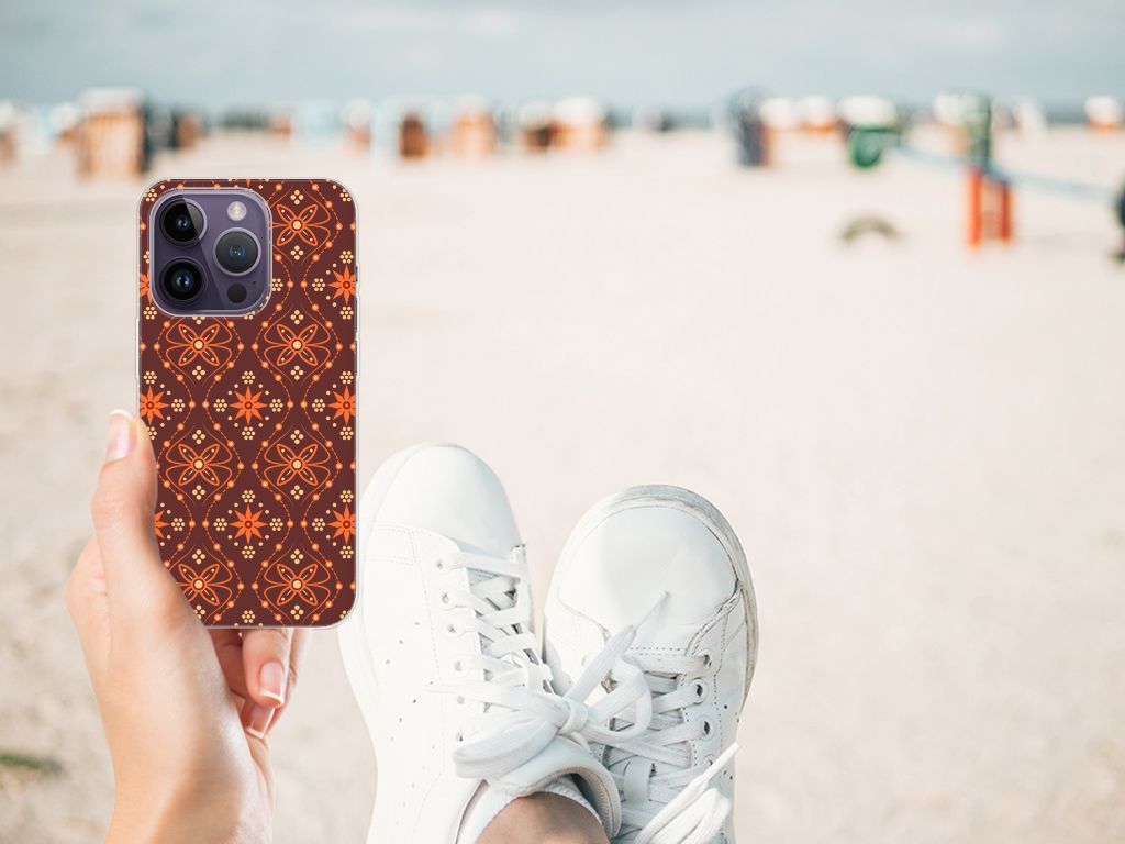Apple iPhone 14 Pro TPU bumper Batik Brown B2C Telecom