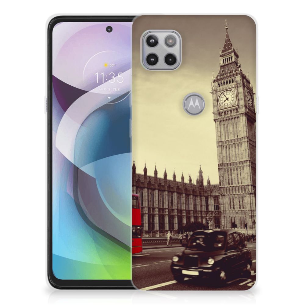 Motorola Moto G 5G Siliconen Back Cover Londen