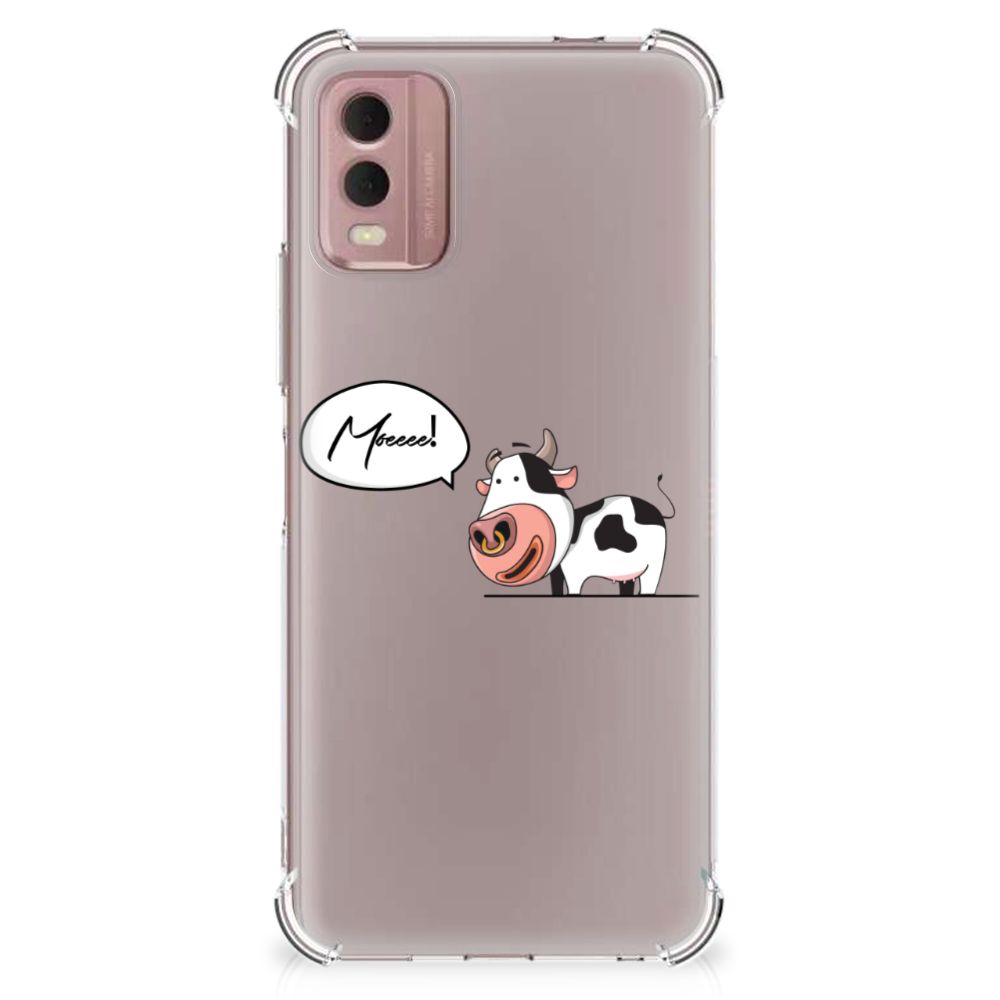 Nokia C32 Stevig Bumper Hoesje Cow B2C Telecom