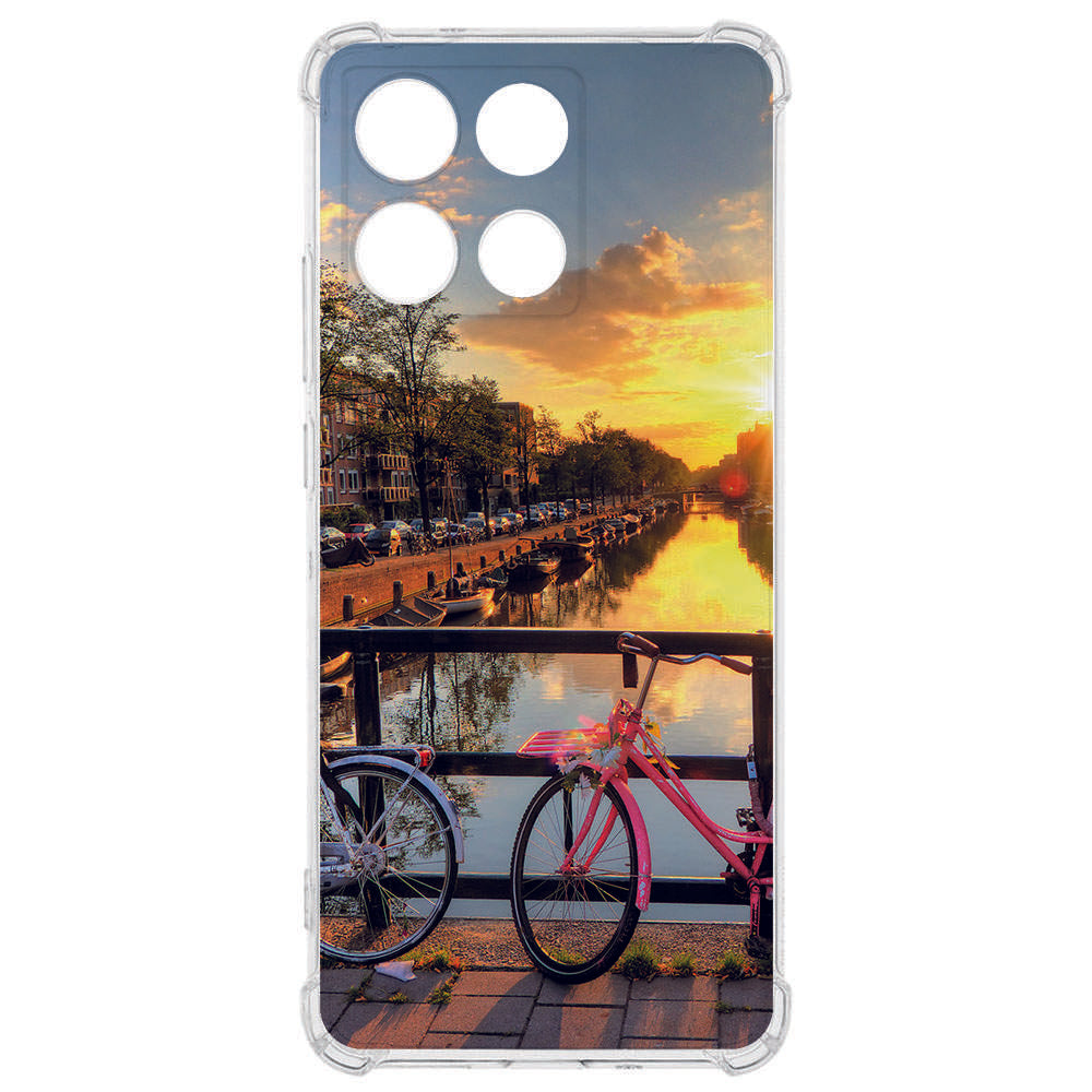 TPU Telefoonhoesje Motorola Moto G56 - Amsterdamse Grachten backcover