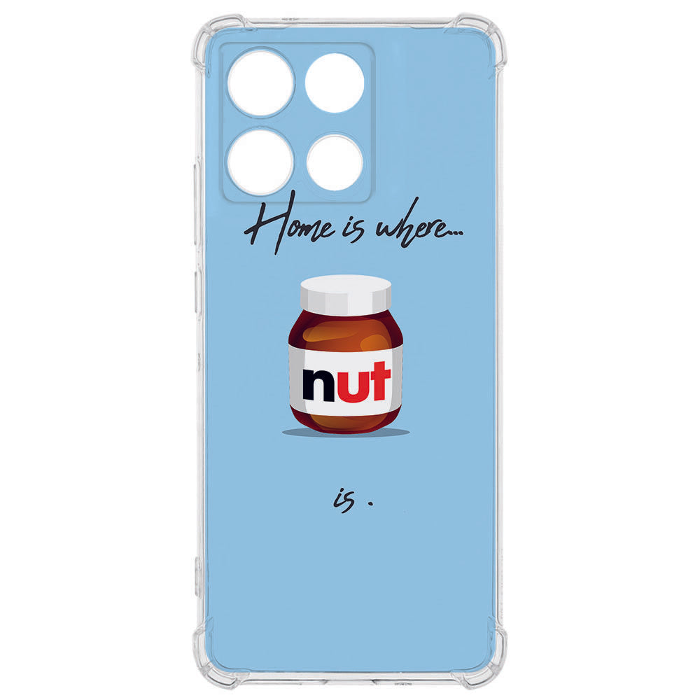 TPU Telefoonhoesje Motorola Moto G56 - Nut Home backcover