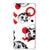 Mobiel BookCase OPPO A54 5G | A74 5G | A93 5G Skull Red